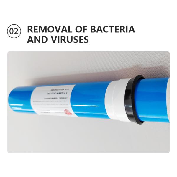 High Salt Rejection 150 GPD RO Membrane 65Mpa Pressure 300*300*350mm For Home Water Filter