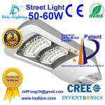 LED Street Light 50-60W with CE,RoHS Certified and Best Cooling Efficiency Road