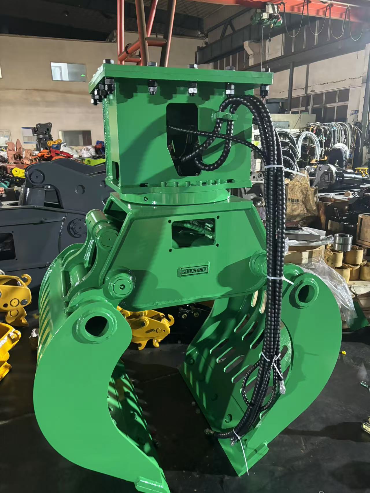 Hydraulic Rotating Excavator Demolition Shear Grapple Metal ODM 11