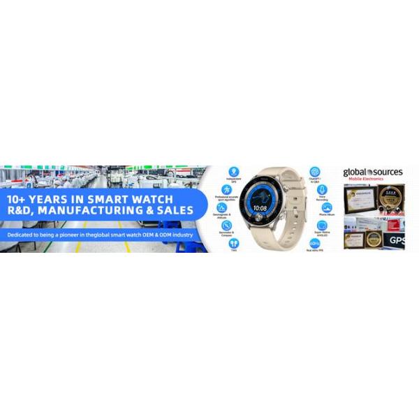 KW360 AMOLED GPS AI Smartwatch with Real-Time Activity Sleep Trackers AI 5ATM Waterproof