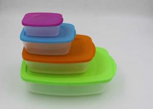 China Colorfull Microwave Safe PP Plastic Lunch Boxes Food Container Set For Hiking , Picnic on sale