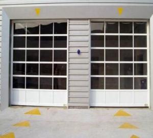 Quality Powder Coated Aluminum Overhead Door transparent Aluminum Sectional Door Full View Aluminum Garage Doors wholesale