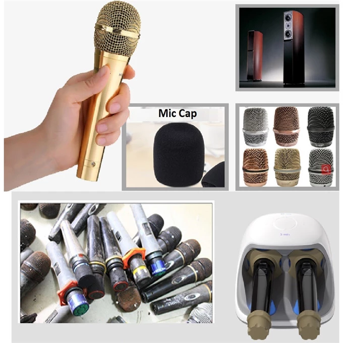 Portable UV Microphone Sterilizer With Curtain And Holders