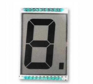 China Customized  1 Digit 7 Segment Display Module Common Cathode TN Gray LCD on sale