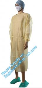 China Non-woven Medical White Coveralls,Disposable Medical Waterproof Isolation Gown,  00:41  Medical Disposable Chemical Prot on sale