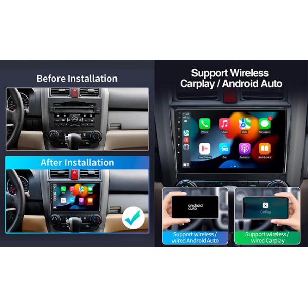 OEM Car Android System 9 Inch 1280x720 BT GPS Car Radio Android Auto Carplay
