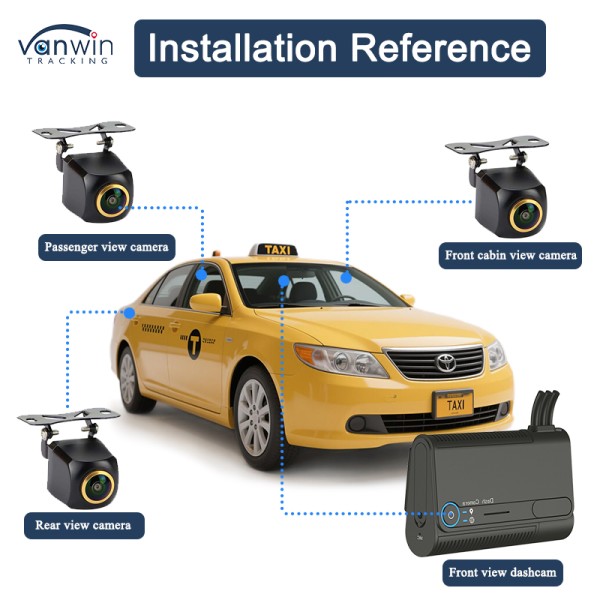 AI Dash Camera | 1 - 4 Channels Optional , 2TB Max , CMSV6 Platform for Fleet