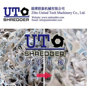 China double shaft shredder -shoes waste shredder, textile shredder, cloth recycling, fiber shredder, double shaft crusher on sale