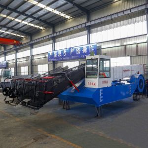 Quality 12cbm Floating Trash Collecting Boat River Hydroelectric Plant wholesale