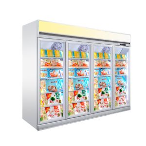 Quality Upright Refrigeration Glass Door Commercial Refrigerator And Freezer wholesale