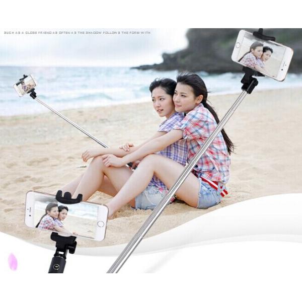 For Christmas gift selfie sticks bluetooth selfie portrait camera shutter promotional gift