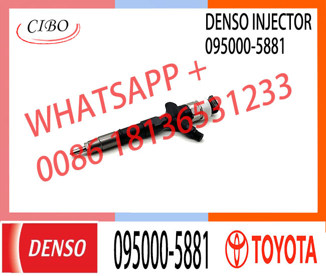 diesel engine parts 23670-30050 nozzle injector 095000-5881 HILUX 1KD 2KD sprayer diesel engine injection