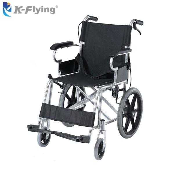 Lightweight Adult Disabled Folding Manual Wheelchair with solid casters