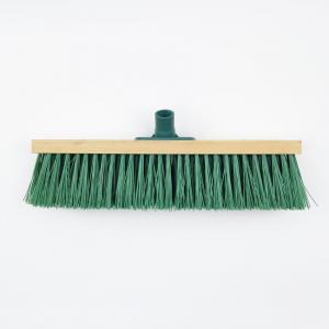 China Green Stiff Bristle Broom For Scrubbing Floors on sale