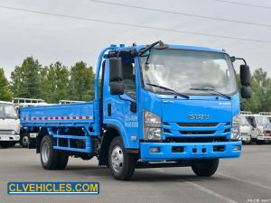 China ISUZU NQR Manual End Dump Truck 130hp Spring Suspended 8-10 Feet on sale