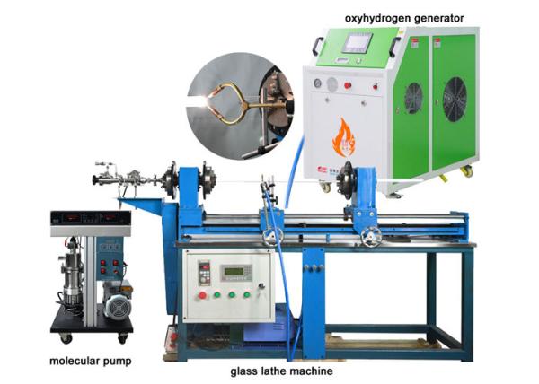 Cheap Universal Rotatable Vacuum Scientific Glass Lathe With Oxyhydrogen Torch for sale