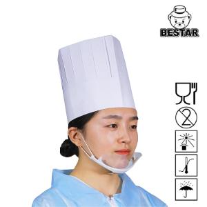 China EU2016 White Catering Master Paper Chef Hat Cap For Restaurant on sale