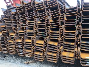 China Steel Sheet Pile Sheet Pile Cheap Price 15.5mm Thickness Steel Sheet Pile on sale