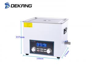 China Digital Bench Top Ultrasonic Cleaner 10L Stainless Steel Time / Power Adjustable on sale