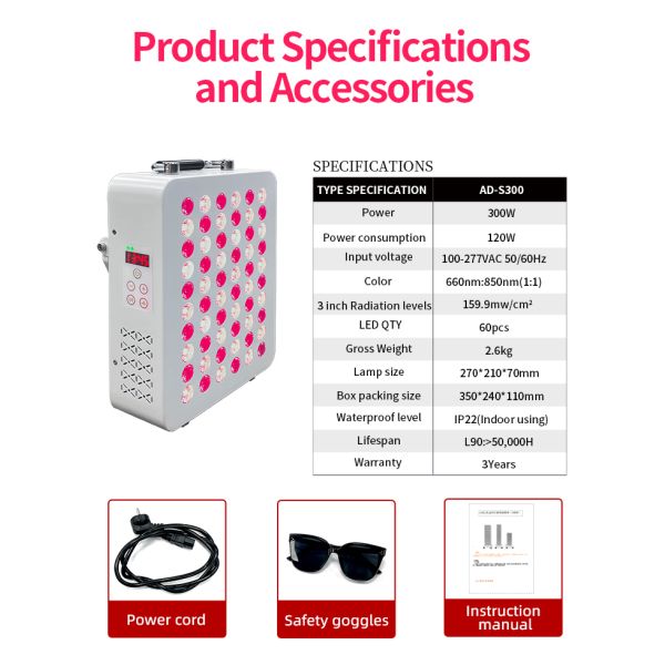 Red Therapy Light Panel for Skin Health