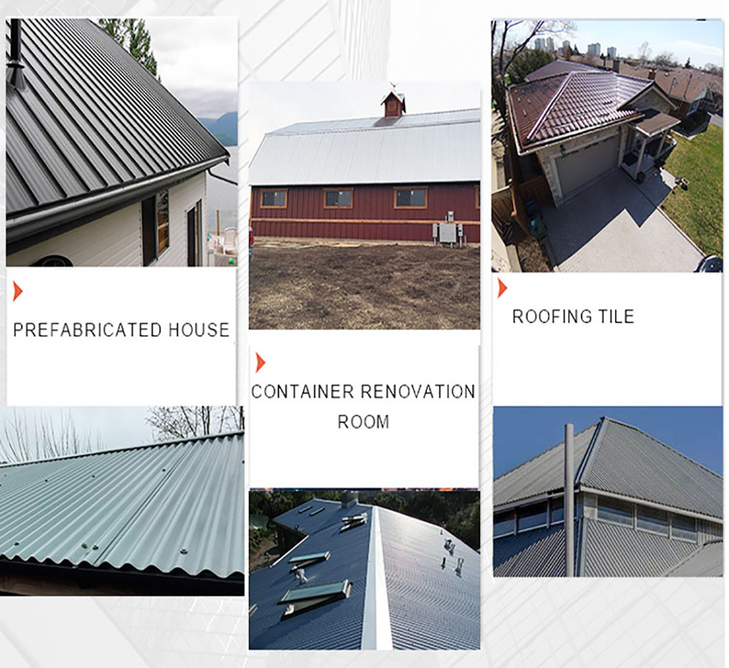 Ppgi Corrugated Steel Roofing Sheet 800mm Galvanized Zinc Color Coated