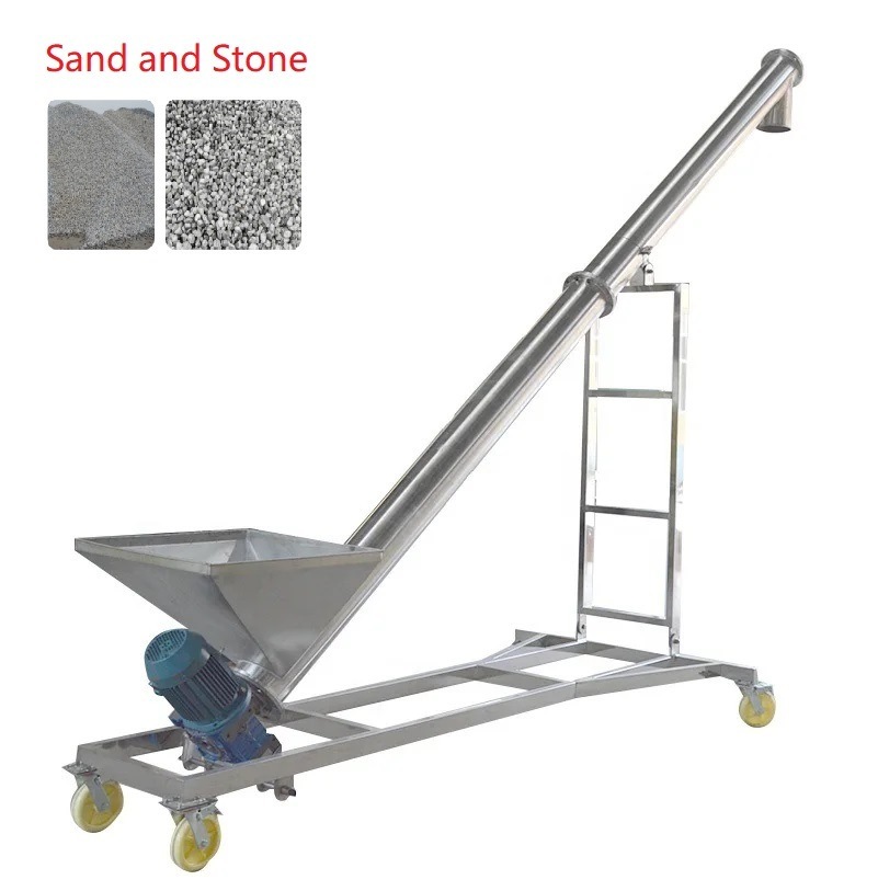 Stainless Steel 5 Ton Per Hour Particle Powder Screw Auger Conveyor Feeder