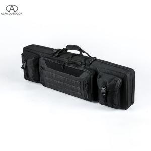 Quality Alfa Double Tactical Gun Bag Tactical Outdoor Soft Paddled Gun Storage Bag Case Backpack With Adjustable Strap wholesale