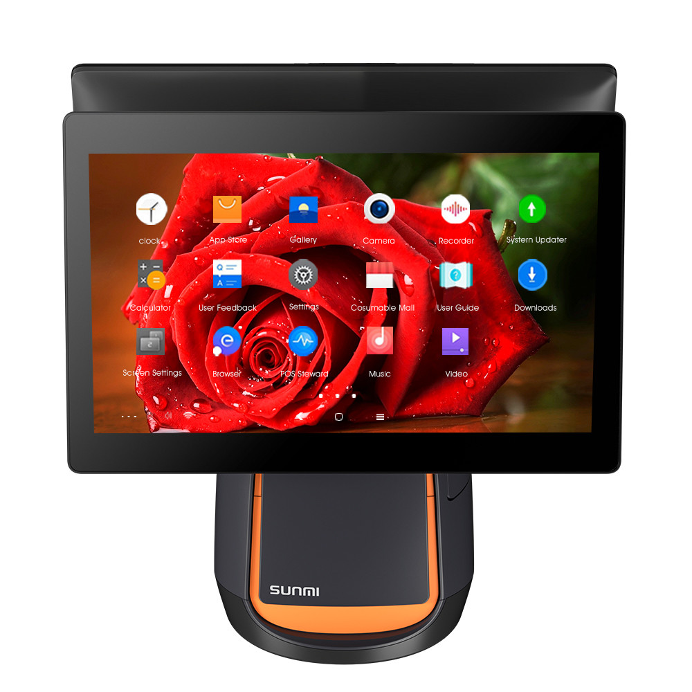 Quality Capacitive Touch Screen POS Terminal With Printer For Restaurants wholesale