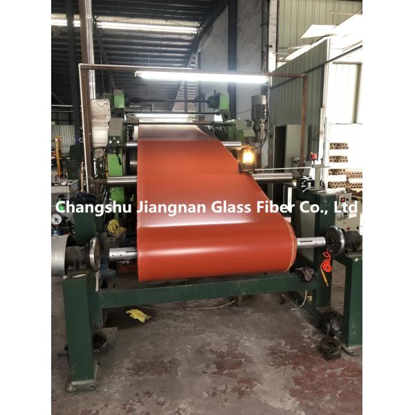 Single / Double Silicone Coated Glass Fiber Fabric 3732 Fire Barrier Material