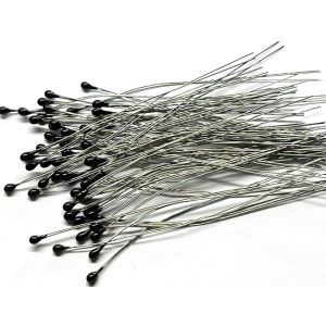 50mm Alloy Lead Wire Precision NTC Thermistors High Delicacy