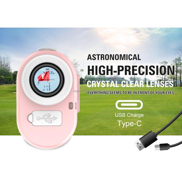 Professional Golf Laser Rangefinders with Ingress Protection ip54 and 6.5X Magnification