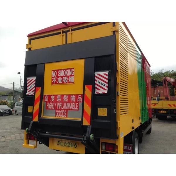 Aluminum Skid Plate Hydraulic Truck Tail Gate Lift DC12V 2KW Power Unit with Huanghe Motor