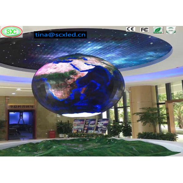 Waterproof IP43 Sphere LED Screen Voltage DC5V for Shopping Mall/Events