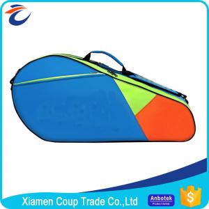 China Adjustable Shoulder Strap Custom  Sports Ball Bag Durable Zipper For Badminton on sale