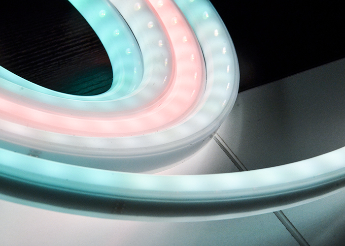 RGB Led Rope Light Neon Tube RGB Flexible LED Strip Lights 5050RGB with IC embedded IP67 for outdoor