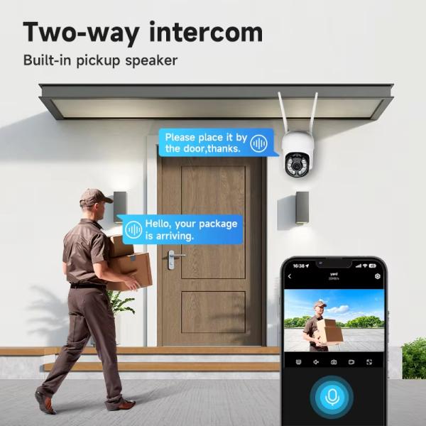 4MP HD Security Tuya Smart Wifi Camera Auto Tracking PTZ Home Network CCTV Camera Wireless Network Camera