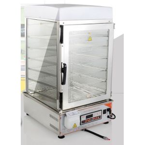 Quality 5 Layer Steamed Bun Machine , CE Commercial Food Warmer Display wholesale