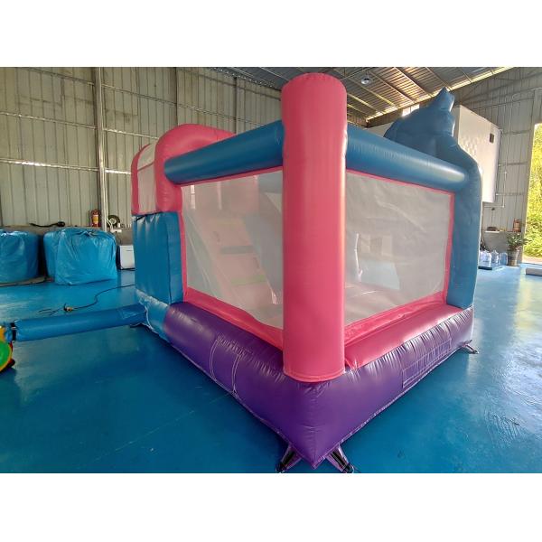 High Quality Inflatable Castle Unicorn Cartoon Inflatable Bounce House With Slide Jumping House For Kids