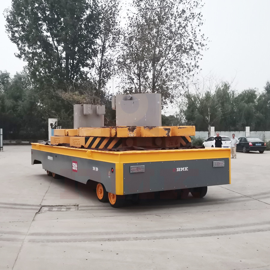 Quality 50 Tons Hydraulic Steering Trackless Electric Transfer Cart wholesale