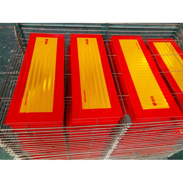 HIP 10 Years Acrylic Rear Reflective Plate Sticks Heavy Vehicle For Rear Reflective Marker Board