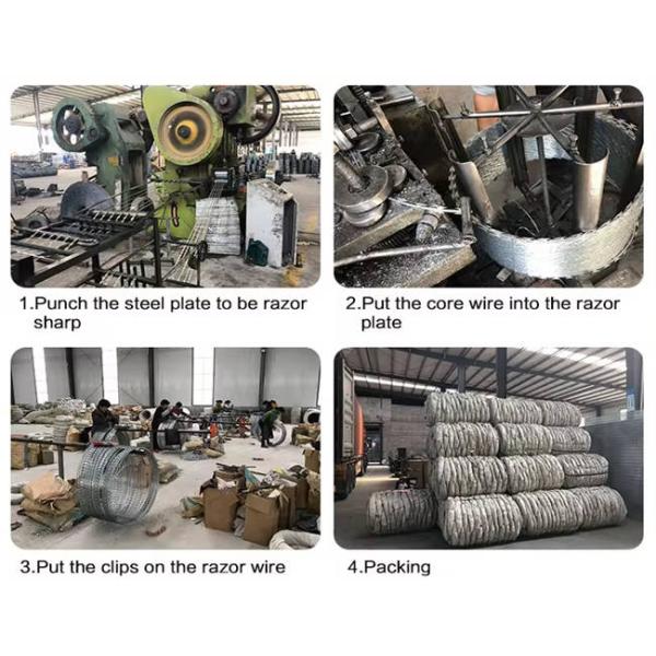 Flat Razor Wire Welded / Flatted Concertina Coil Manufacturers