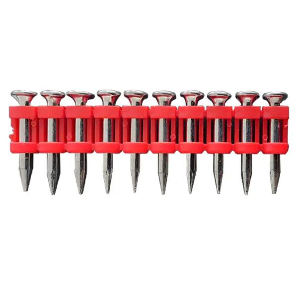 OEM Steel Flat Head Concrete Nails For Building Construction , Gas Nails