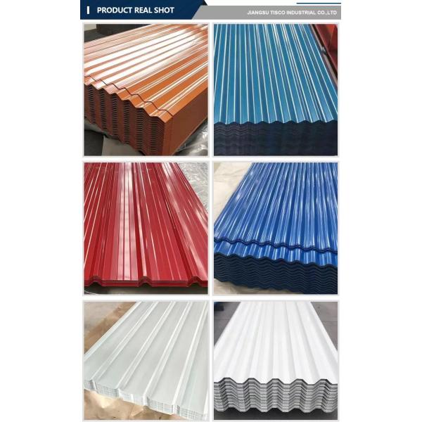 Zinc Corrugated Color Roof Sheet PPGI Roofing Sheets 0.12mm To 0.80mm