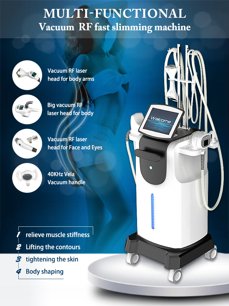 40K Cavitation Vacuum Roller Massage Slimming Vela Shaping Machine