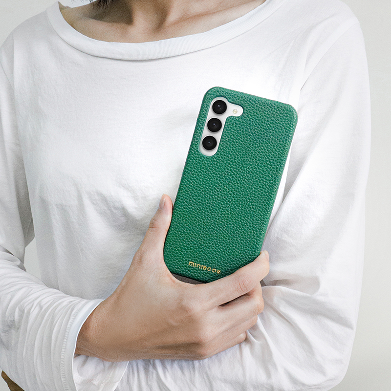 Custom Designer Waterproof Genuine Leather Phone Case for Samsung Galaxy S23 Ultra