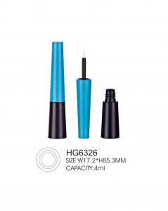 China 4ml Empty Eyeliner Bottle Plastic Eyelash Glue Packaging Silkscreen Hot Stamping on sale