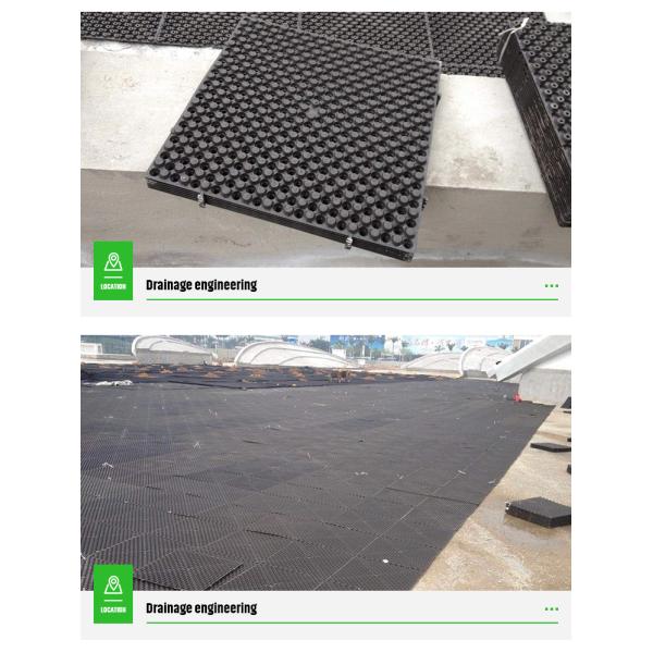 HDPE Dimpled Green Roof Garden Foundation Membrane for 4 Quantity per square meter
