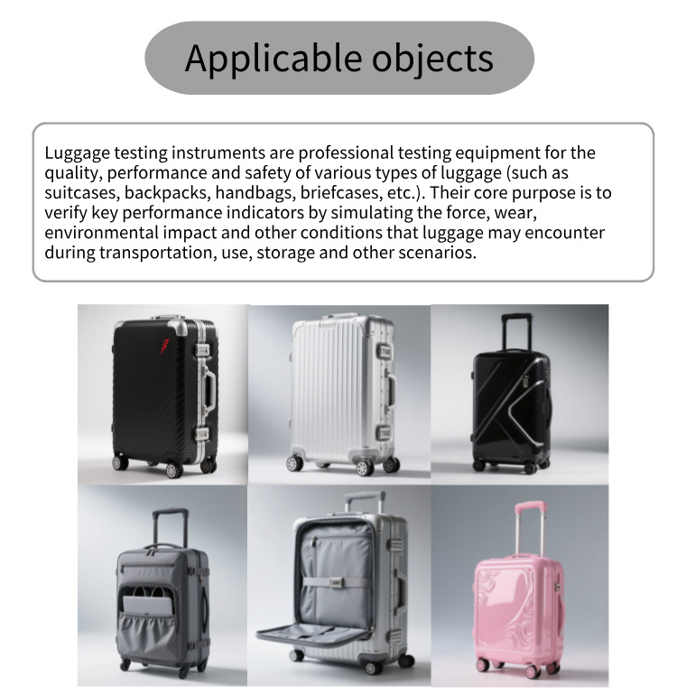 High Quality Luggage Handle for Machine Backpack Suitcase Vibration Impact Tester Oscillation Luggage Testing Equipment