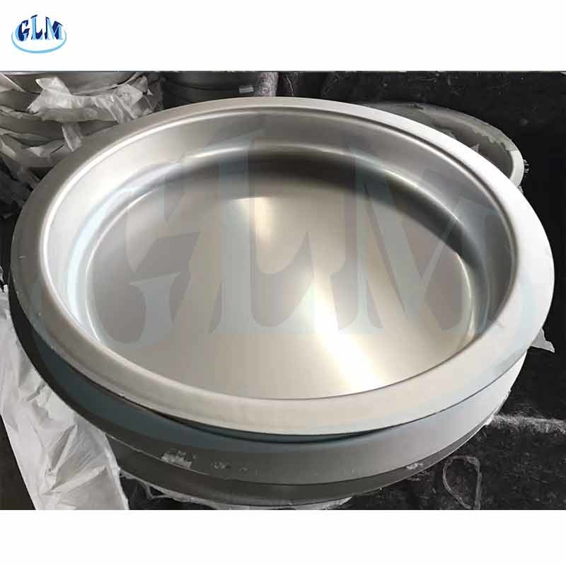 Quality LN2 Q235 Tank Flat Dished Head Carbon Steel 89mm 100MM wholesale