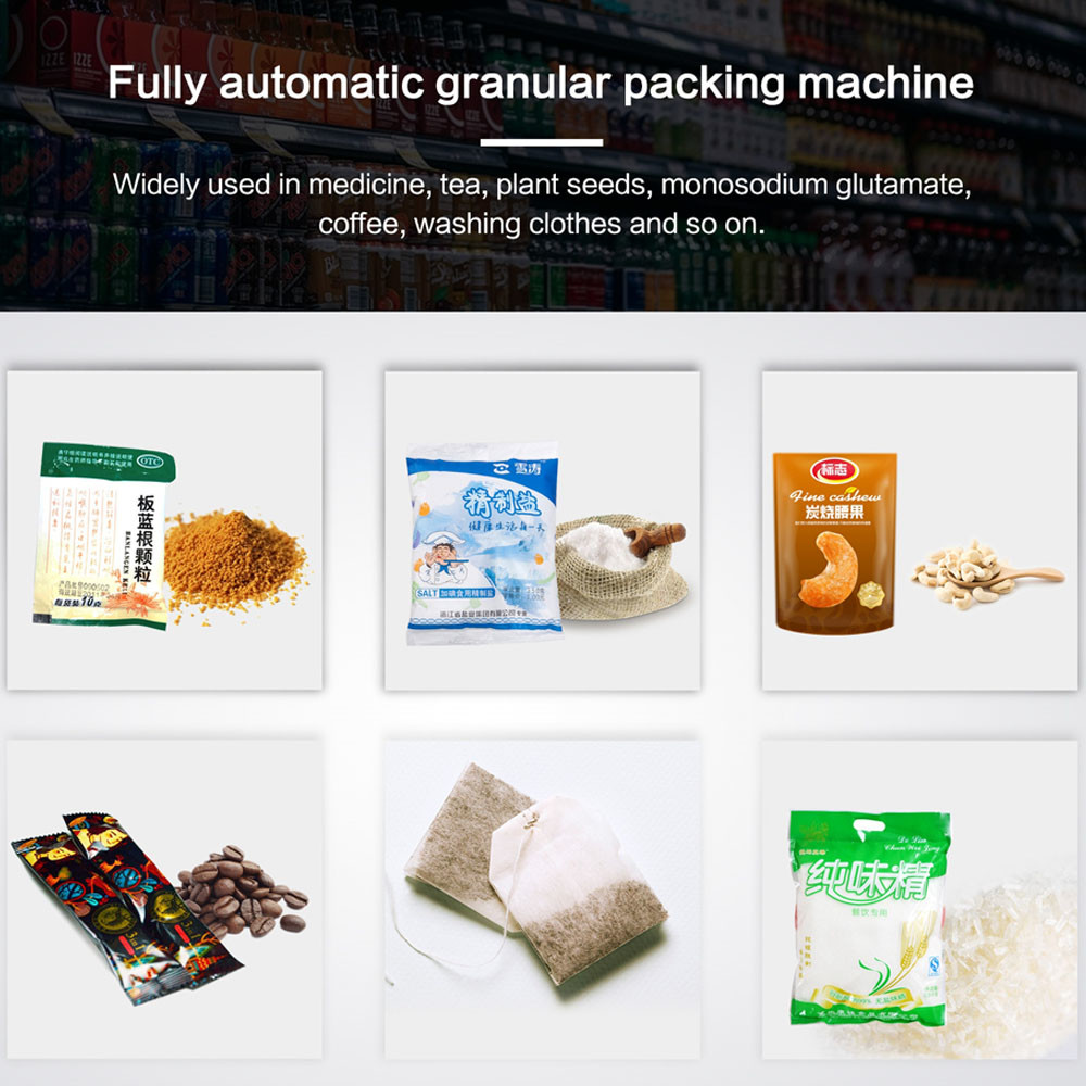 Automatic Small Bag Filling Granule Vertical Packing Machine 50bags/min